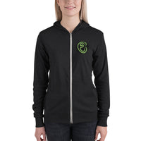 Chuckie in disguise women's Unisex zip hoodie