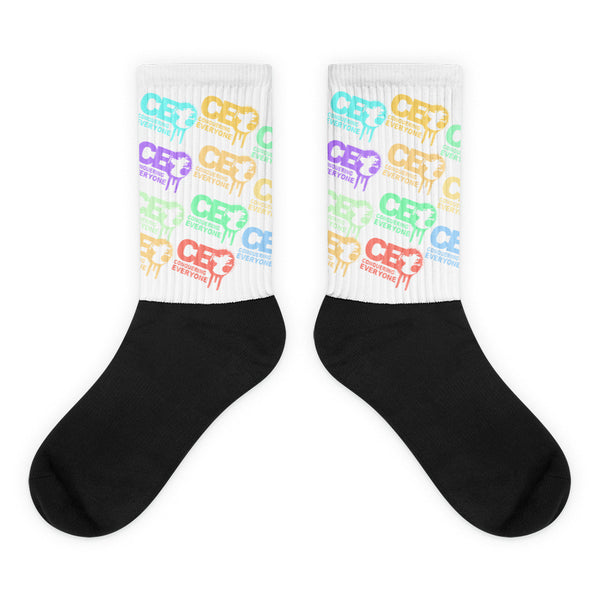 Street Style UNISEX New Fashion Black Foot Socks EZ