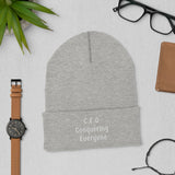 C.E.O Conquering Everyone Under the Sun Cuffed Beanie