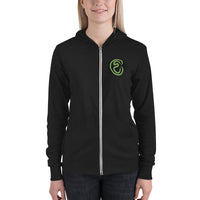 Chuckie in disguise women's Unisex zip hoodie